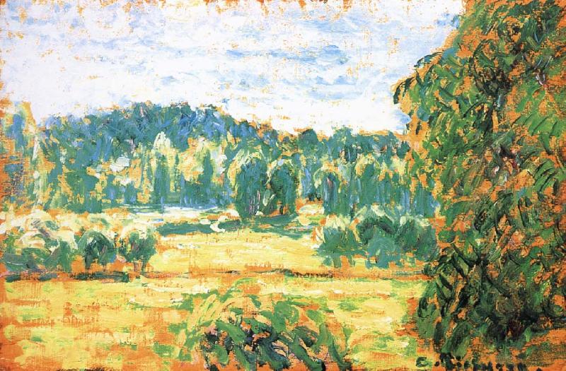 Camille Pissarro Large walnut France oil painting art